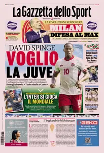 La Gazzetta dello Sport - 25 Giugno 2025