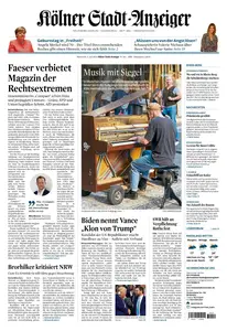 Kölner Stadt-Anzeiger Rhein-Bergischer Kreis - 17 Juli 2024