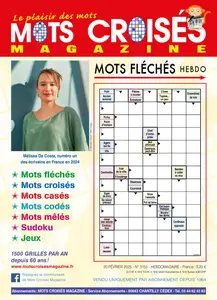 Mots Croisés Magazine N.3155 - 20 Février 2025