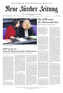 Neue Zurcher Zeitung International  - 13 September 2024