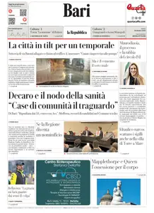 la Repubblica Bari - 18 Ottobre 2025