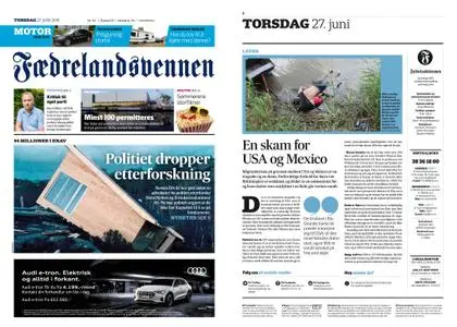 Fædrelandsvennen – 27. juni 2019