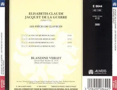 Blandine Verlet - Jacquet De La Guerre: Pièces De Clavecin (1998)