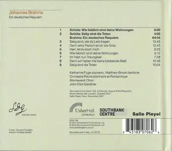 John-Eliot Gardiner - Brahms: Ein deutsches Requiem [Live 2007 Recording] (2012)