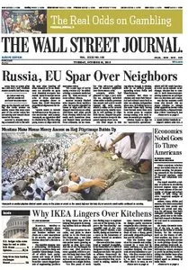 Wall Street Journal Europe October 15 2013