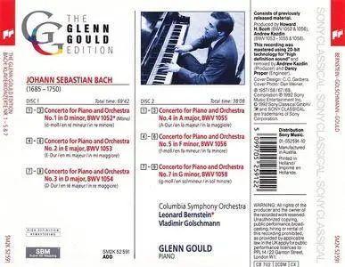 Glenn Gould, Leonard Bernstein, Vladimir Golschmann, Columbia Symphony Orchestra - Bach: Piano Concertos Nos. 1-5 & 7 (1992)