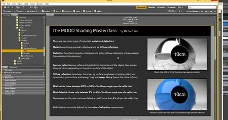 The MODO Shading Masterclass - Part 1, Introduction + Part 2, Metals