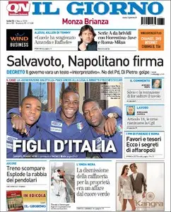 IL GIORNO DEL 06  MARZO 2010