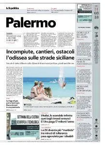 la Repubblica Palermo - 31 Marzo 2018