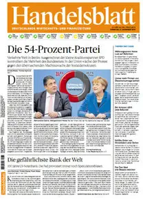 Das Handelsblatt vom 17 Dezember 2013