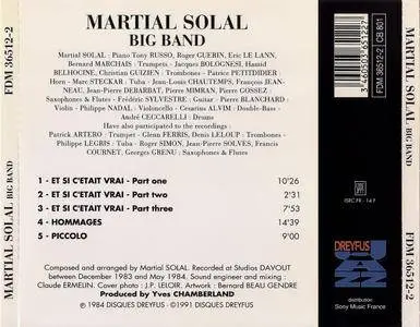 Martial Solal - Big Band (1984) {Dreyfus Jazz FDM 36512-2 rel 1991}