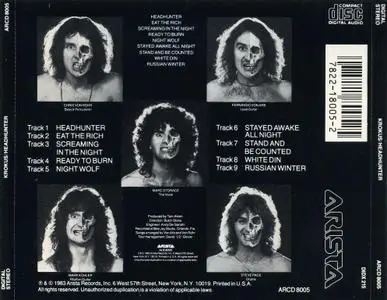 Krokus - Headhunter (1983) {1985, 1st CD Press}