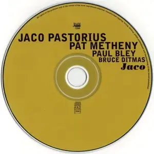 Jaco Pastorius / Pat Metheny / Paul Bley / Bruce Ditmas - Jaco (1974) [Re-Up]