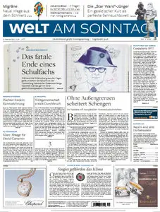 Die Welt am Sonntag 13 Dezember 2015