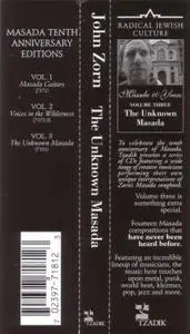 John Zorn - The Unknown Masada (2003) {Tzadik TZ 7181}