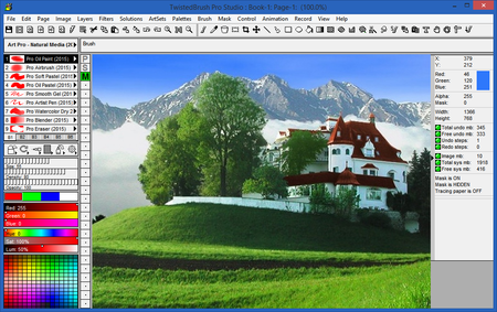 Pixarra TwistedBrush Pro Studio 25.05