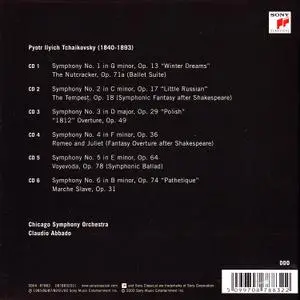 Claudio Abbado, Chicago Symphony Orchestra - Tchaikovsky: Symphonies 1-6, Orchestral Works [6CDs] (2002)