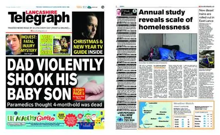 Lancashire Telegraph (Blackburn, Darwen, Hyndburn, Ribble Valley) – December 19, 2019