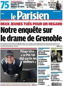 Le Parisien + Cahier Paris du Mardi 2 Octore 2012