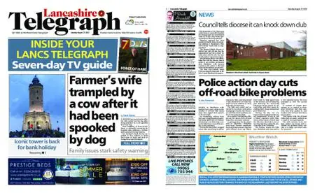 Lancashire Telegraph (Burnley, Pendle, Rossendale) – August 27, 2022
