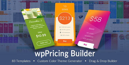 CodeCanyon - WP Pricing Table Builder v1.5.0 - Responsive Pricing Plans Plugin for WordPress - 13471310