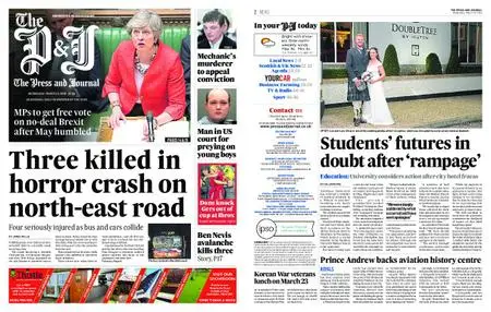 The Press and Journal Aberdeen – March 13, 2019