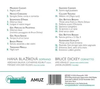 Hana Blažíková, Bruce Dickey - Breathtaking: A cornetto and a voice entwined (2016)