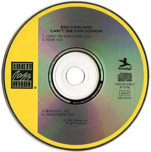 Red Garland - Can't See for Lookin' (1996)