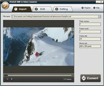 iPixSoft SWF to Video Converter 1.3.8.0