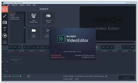 Movavi Video Editor 14.3.0 (x86) Multilingual