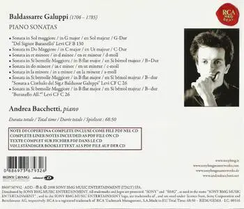 Andrea Bacchetti - Galuppi: Piano Sonatas (2008)