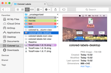 TotalFinder v1.9.3 MaC OS X