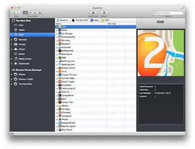iExplorer v3.5.1.6 Mac OS X