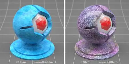 The Pixel Lab: Redshift C4D Material Pack