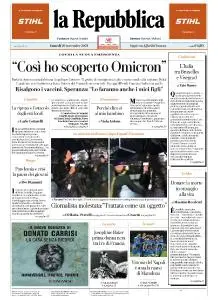 la Repubblica - 29 Novembre 2021