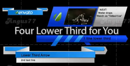 After Effects Project - The Ribbons Lower Third