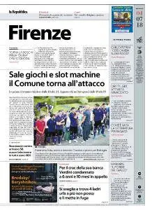 la Repubblica Firenze - 4 Luglio 2018