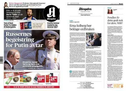 Aftenposten – 16. august 2018