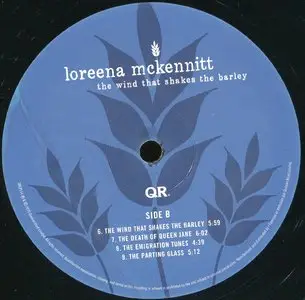Loreena McKennitt ‎– The Wind That Shakes The Barley {Canada} Vinyl Rip 24/96