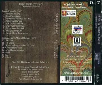 Nima Ben David, Damien Guillon, Bruno Boterf, Pascale Boquet - Captain Tobias Hume: The Passion of Musick (2005) (Repost)