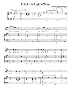 This Little Light Of Mine - African-American Spiritual (Piano Vocal)