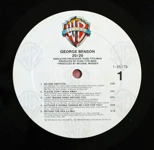 George Benson - 20/20 (1985) 24-Bit/96-kHz Vinyl Rip