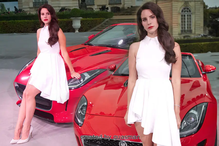 Lana Del Rey - Jaguar F-Type Photoshoot 2012 / AvaxHome