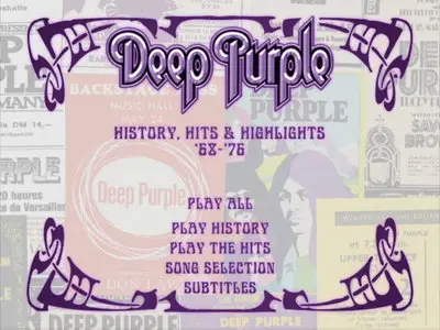 Deep Purple - History, Hits & Highlights '68-'76 (2009) [2xDVD]