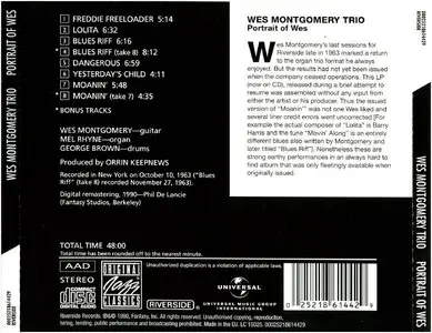Wes Montgomery Trio - Portrait Of Wes (1963) [Remastered 1990]