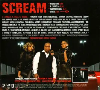 Timbaland featuring Keri Hilson & Nicole Scherzinger - Scream (Europe CD5) (2008) {Mosley/Blackground/Interscope}
