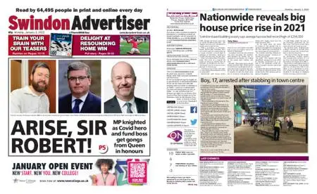 Swindon Advertiser – January 03, 2022