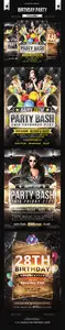 GraphicRiver - Birthday Party - Flyers Bundle