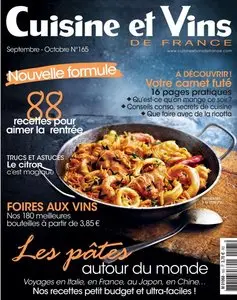 Cuisine et Vins de France - Septembre-Octobre 2015