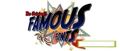 160 Famous Fonts